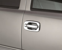 Thumbnail for AVS 99-06 Chevy Tahoe (w/o Passenger Keyhole) Door Handle Covers (4 Door) 8pc Set - Chrome