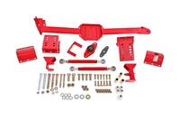 Thumbnail for BMR 05-14 S197 Mustang Body Mount Watts Link Rod End/Poly w/ Adj. Axle Clamps - Red