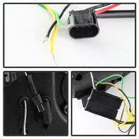 Thumbnail for Spyder 08-10 Ford F-250 SD Projector Headlights V2-Switch Back Light Bar-Black PRO-YD-FS08V2-SBLB-BK
