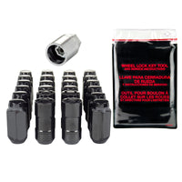 Thumbnail for McGard 6 Lug Hex Install Kit w/Locks (Cone Seat Nut) M14X1.5 / 22mm Hex / 1.945in. Length - Black