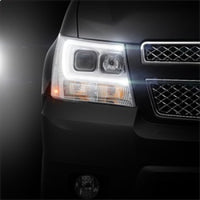 Thumbnail for Spyder 07-14 Chevy Suburban/1500/2500/Tahoe V2 Projector Headlights Chrome PRO-YD-CSUB07V2-DRL-C