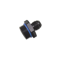 Thumbnail for Russell Performance -10 AN Male Flare to -8 SAE Male Port Adapter Fitting - Black Anodized