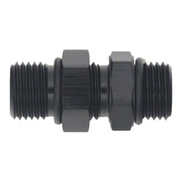 Thumbnail for DeatschWerks 6AN ORB Male to 6AN ORB Male Swivel Adapter - Anodized Matte Black