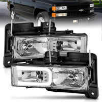 Thumbnail for ANZO 1999-2000 Cadillac Escalade Crystal Headlights