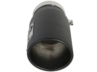 Thumbnail for aFe Power Diesel Exhaust Tip Black- 4 in In x 5 out X 12 in Long Bolt On (Right)