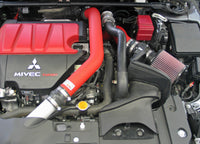 Thumbnail for K&N 08-09 Mitsubishi Evo X Wrinkle Red Typhoon Short Ram Intake