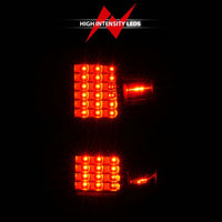 Thumbnail for ANZO 15-19 Chevy Silverado 2500HD/3500HD (Factory Halogen Only) LED Tail Lights Black w/Clear Lens