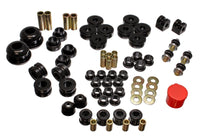 Thumbnail for Energy Suspension 95-99 Dodge Neon FWD Black Hyper-flex Master Bushing Set