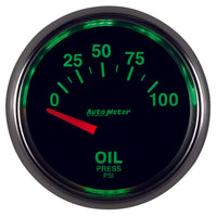 Thumbnail for Autometer GS 0-100 PSI Short Sweep Electronic Oil Pressure Gauge