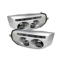 Thumbnail for Spyder Toyota FJ Cruiser 07-14 Fog Lights W LED Daytime Running Lights w/swch- Clear FL-DRL-TFJ07-C