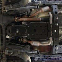 Thumbnail for Westin/Snyper 07-11 Jeep Wrangler Transmission Pan Skid Plate - Textured Black