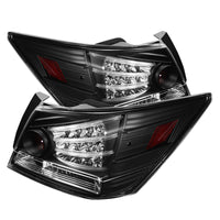 Thumbnail for Spyder Honda Accord 08-12 4DR LED Tail Lights Black ALT-YD-HA08-4D-LED-BK