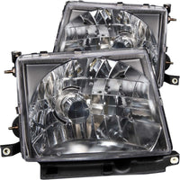 Thumbnail for ANZO 1997-2000 Toyota Tacoma Crystal Headlights Black