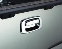 Thumbnail for AVS 07-13 Chevy Silverado 1500 (w/o Keyhole) Tailgate Handle Cover 2pc - Chrome