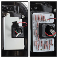 Thumbnail for Spyder 08-16 Ford Super Duty F-250 V3 Light Bar LED Tail Lights - Black (ALT-YD-FS07V3-LBLED-BK)