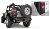 Thumbnail for Bushwacker 07-18 Jeep Wrangler Trail Armor Rear Corners - Black