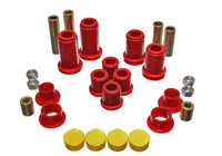Thumbnail for Energy Suspension 99-07 General Motors (Various) Red Front End Control Arm Bushing Set
