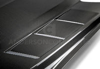 Thumbnail for Anderson Composites 15-17 Ford Mustang (Excl. GT350/GT350R) Heat Extractor Double Sided Hood