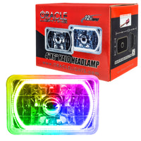 Thumbnail for Oracle Pre-Installed Lights 4x6 IN. Sealed Beam - ColorSHIFT Halo SEE WARRANTY