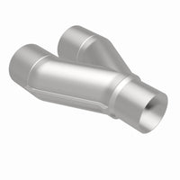 Thumbnail for MagnaFlow Universal Trans Y-Pipe All SS 4inch (Dual) 3.5inch (Single) x 13inch (Overall)