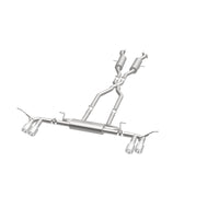 Thumbnail for MagnaFlow Cat Back, SS, 2.5in, Quad Split Polish 4in tip 14-15 Jeep Grand Cherokee 3.6L/5.7L V6/V8