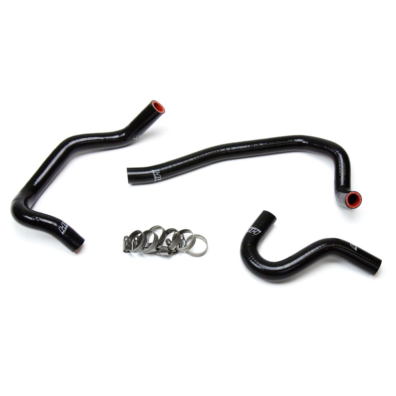 HPS Black Reinforced Silicone Heater Hose Kit Coolant for Toyota 86-92 Supra MK3 Turbo & NA 7MGE / 7MGTE Left Hand Drive