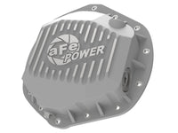 Thumbnail for aFe Street Series Rear Differential Cover Raw w/ Machined Fins 01-18 GM Diesel Trucks V8-6.6L (td)