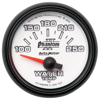Thumbnail for Autometer Phantom II 52.4mm SSE 100-250 Deg F Water Temperature Gauge