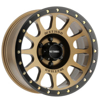 Thumbnail for Method MR305 NV 17x8.5 0mm Offset 6x135 94mm CB Method Bronze/Black Street Loc Wheel
