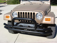 Thumbnail for Rampage 1976-1983 Jeep CJ5 Double Tube Bumper Front - Black