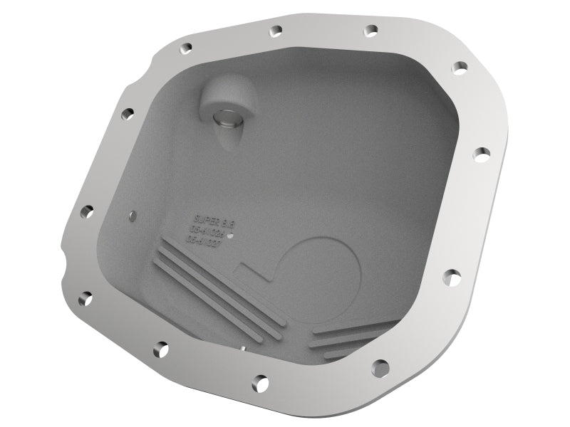 aFe Street Series Rear Differential Cover Raw w/ Fins 15-19 Ford F-150 (w/ Super 8.8 Rear Axles)