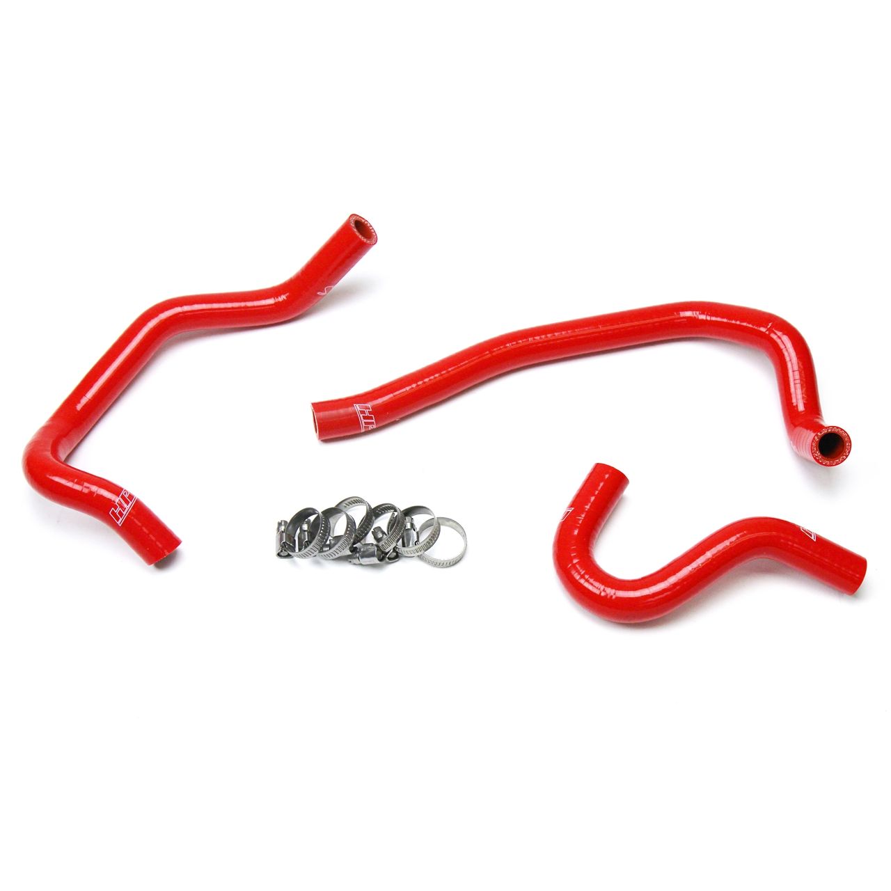 HPS Red Reinforced Silicone Heater Hose Kit Coolant for Toyota 86-92 Supra MK3 Turbo & NA 7MGE / 7MGTE Left Hand Drive