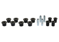 Thumbnail for Whiteline 89-95 Toyota Pickup / 01-04 Toyota Tacoma Rear Leaf Spring Shackle Bushing Kit