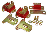 Thumbnail for Energy Suspension 69-72 Camaro/70-73 Monte Carlo Red Complete Motor&Trans Mount Set Zinc Finish