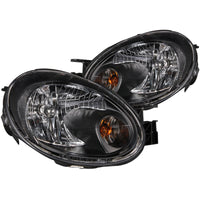 Thumbnail for ANZO 2003-2005 Dodge Neon Crystal Headlights Black