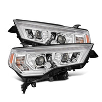 Thumbnail for AlphaRex 14-22 Toyota 4Runner LUXX-Series LED Proj Headlights Chrome w/Actv Light & Seq. Sig + DRL