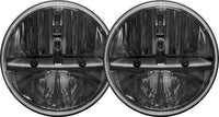 Thumbnail for Rigid Industries 7in Round Headlights w/ PWM Adaptors - Set of 2