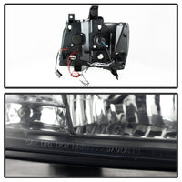 Thumbnail for Spyder Chevy Suburban 1500 07-14 Projector Headlights LED Halo LED Blk Smke PRO-YD-CSUB07-HL-BSM