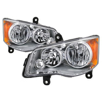 Thumbnail for xTune 11-17 Dodge Grand Caravan OEM Style Headlights - Chrome (HD-JH-CHRTC08-AM-C)