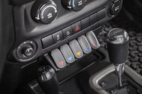 Thumbnail for Rugged Ridge Lower Console Switch Panel 11-18 Jeep Wrangler JK/JKU