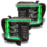 Thumbnail for Oracle 20-21 GMC Sierra 2500/3500 HD RGB+W Headlight DRL Upgrade Kit - ColorSHIFT SEE WARRANTY