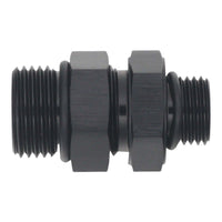 Thumbnail for DeatschWerks 6AN ORB Male to 8AN ORB Male Swivel Adapter - Anodized Matte Black