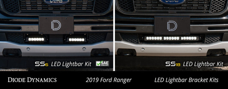 Diode Dynamics 19-21 Ford Ranger SS6 Bracket Kit