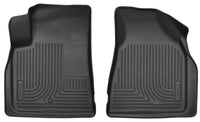 Thumbnail for Husky Liners 09-14 Chevy Traverse/07-14 GMC Acadia Weatherbeater Black Front Floor Liners