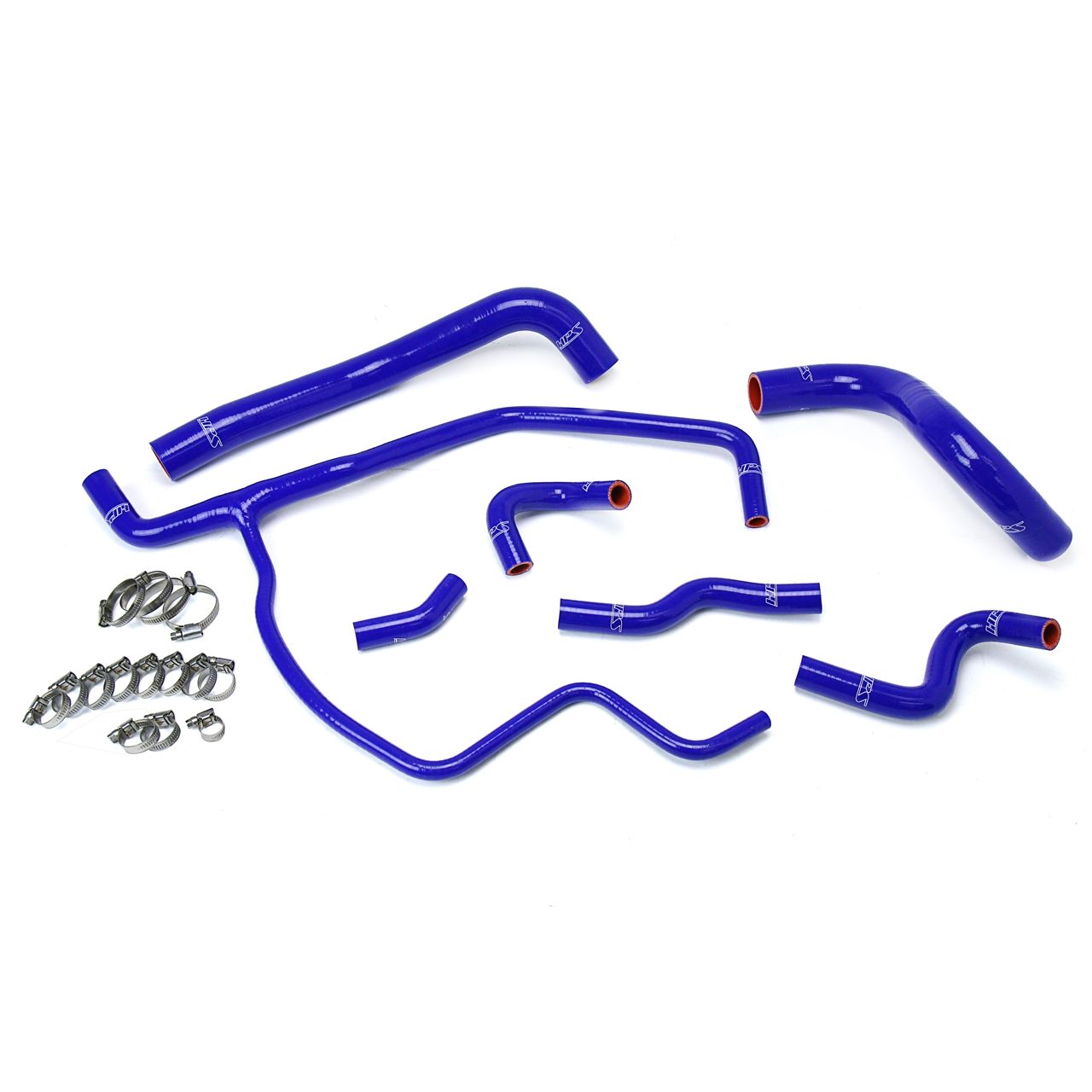 HPS Blue Reinforced Silicone Radiator + Heater Hose Kit Coolant for Dodge 11-17 Charger 3.6L V6