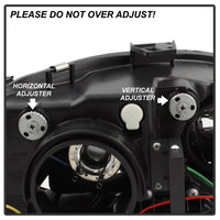 Thumbnail for Spyder Audi A4 06-08 Projector Headlights Halogen Model Only - DRL Black PRO-YD-AA405-DRL-BK