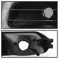 Thumbnail for Xtune Chevy Silverado 99-02 Amber Reflector Bumper Lights Black CBL-JH-CS99-AM-BK