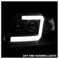 Thumbnail for Spyder 97-03 Ford F-150 (After 6/1997) Light Bar Projector Headlights - Blk (PRO-YD-FF15097V2-LB-BK)