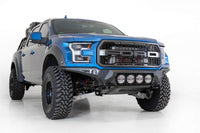 Thumbnail for Addictive Desert Designs 17-20 Ford F-150 Raptor Bomber Front Bumper w/ 4 Rigid 360 6in Round Mounts