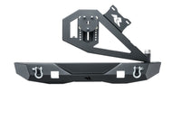 Thumbnail for Rugged Ridge 07-18 Jeep Wrangler (JK/JKU) XOR Rear Bumper w/Swing Out Tire Carrier - Tex. Blk